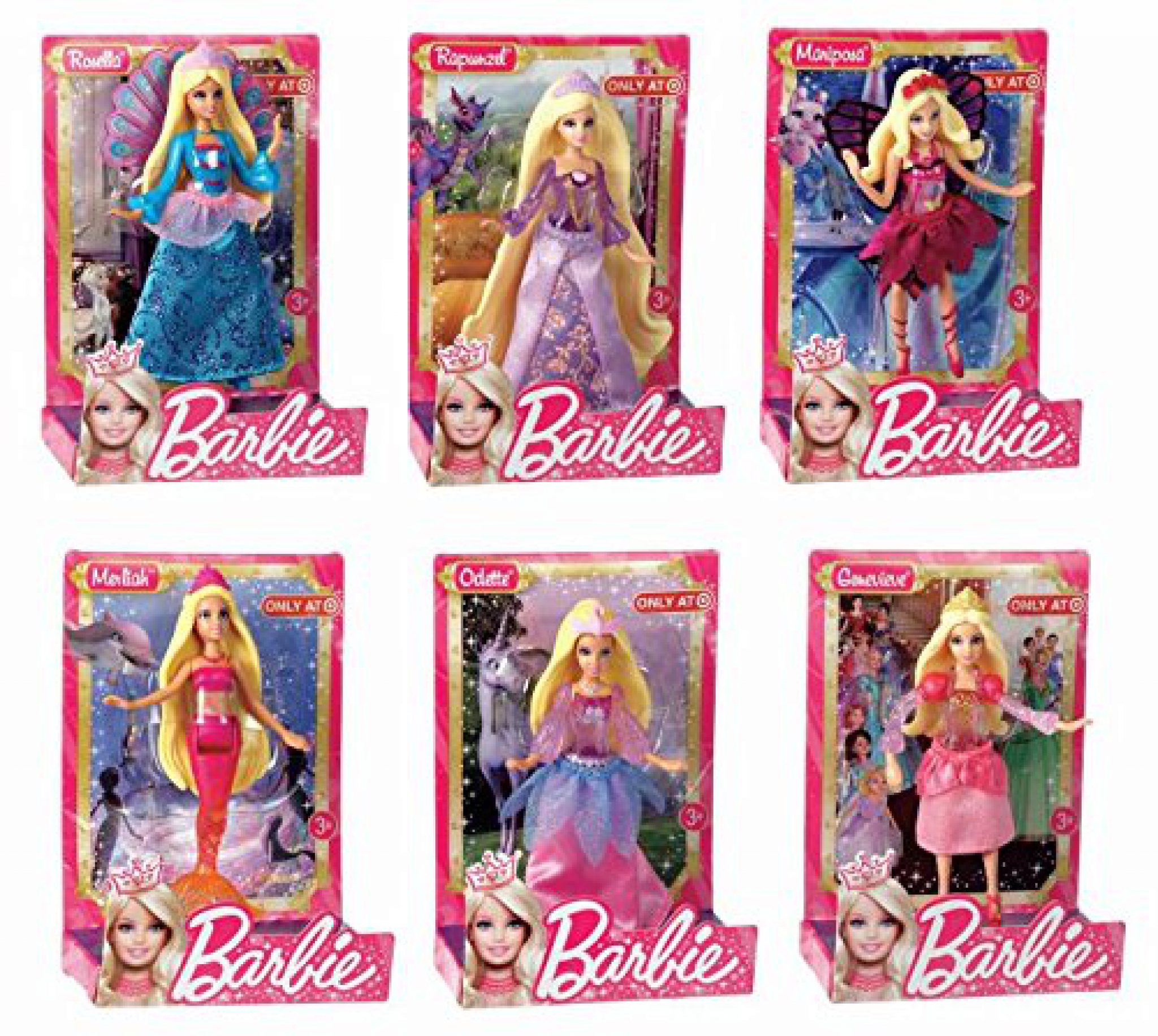 Mattel - Muñeca Mini Princesa Barbie (V7050), Surtido, 1 Unidad - Casas ...