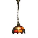 1/12 Casa De Munecas En Miniatura Techo Color Bonito Droplight Luz De La Lampara