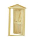 1/12 Dollhouse Mínima Puerta De Madera Muñeca De Puerta De Madera