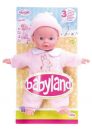 BABYLAND BEBÉ NIÑA 25 CM CON 3 FUNCIONES
