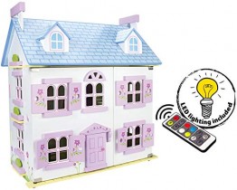 Edición Navidad 2020 Villa Sueño Mansion Casa de Muñecas de Madera Muebles