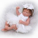 iCradle Reborn Baby Doll Mini Renacer Bebé la Muñeca Simulación de Vinilo Duro de Silicona