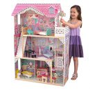 KidKraft 65079 Casa de muñecas de madera Annabelle para muñecas de 30 cm con 17 accesorios