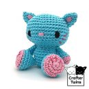 Kitty Blue – Amigurumi – Muñeco de peluche