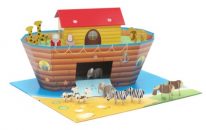 Krooom Arca de Noé de cartón con animales para suelo