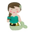 La Nina – Kit muñeca Coser Sirena, 31 cm