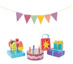 Le Toy Van DaisyLane Party-time de casa de muñecas Juego de accesorios