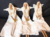 3 X Niños Suave Muñeca de Juguete tilda Ángel Decoración