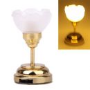 TOOGOO(R) de metal 1/12 casa de munecas en miniatura de LED techo Modelo