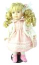 TOYLAND Muñeca de Porcelana 30cm – Niña en Vestido Rosa