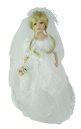 TOYLAND Muñeca de Porcelana de 45cm en Vestido de Novia
