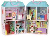 Vilac vilac6314 casa de muñecas en Maleta