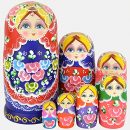 Muñecas Rusas Matrioska 7 piece Madera Matrioska de Rusia de 7 capas